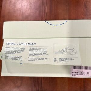 OFF-WHITE Low-Top Vulcanized Canvas Sneakers